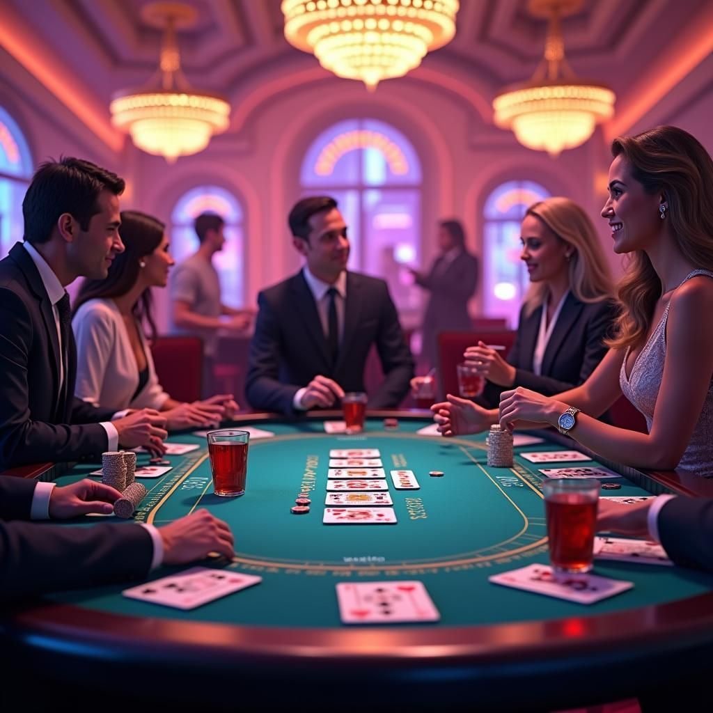 CUS888 Live Casino dealer cantik meja blackjack dan roulette langsung